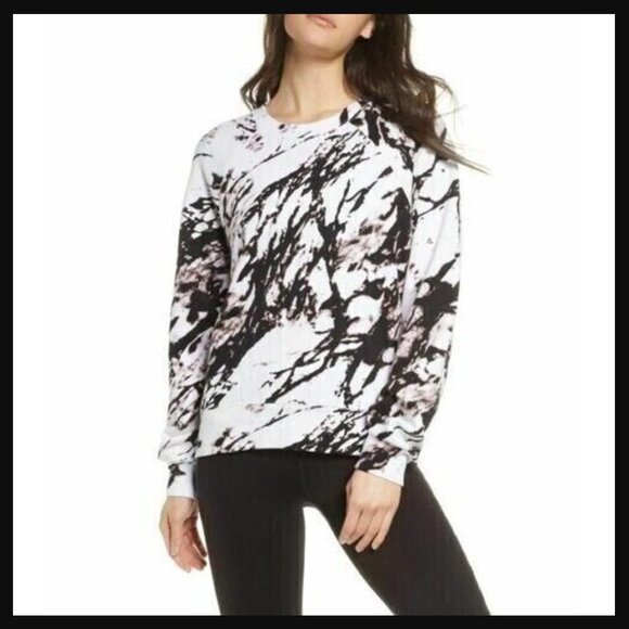 Zella “Jamie” Ink Print Sweatshirt - Picture 1 of 7
